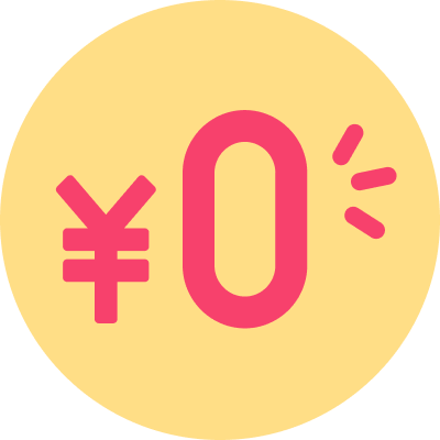 ¥0