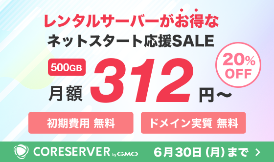 ネットスタート応援セール