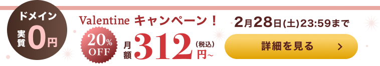 バレンタインキャンペーン