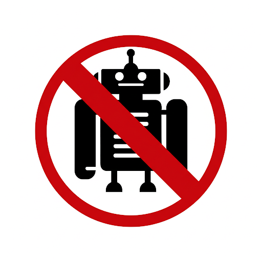 ボット禁止のイメージ