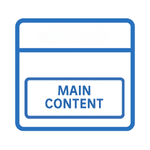 メインコンテンツの例